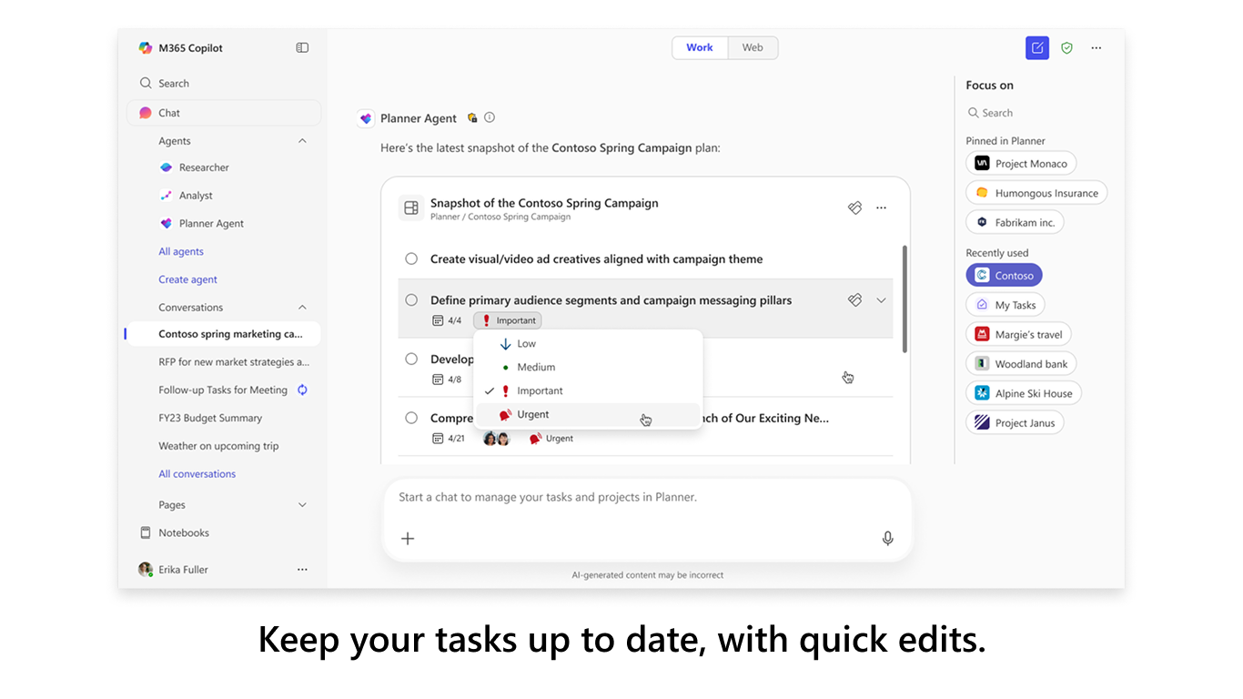 Planner Agent preview 3
