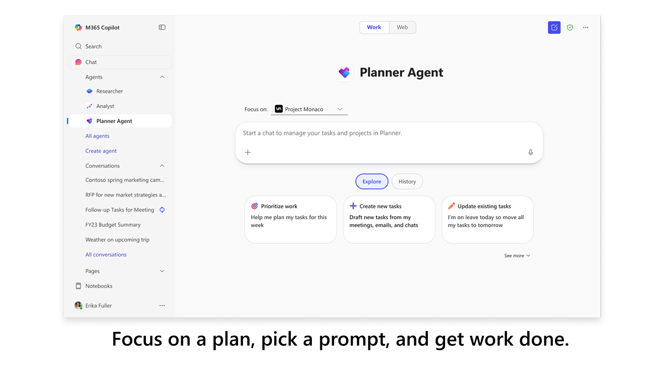 Planner Agent preview 1