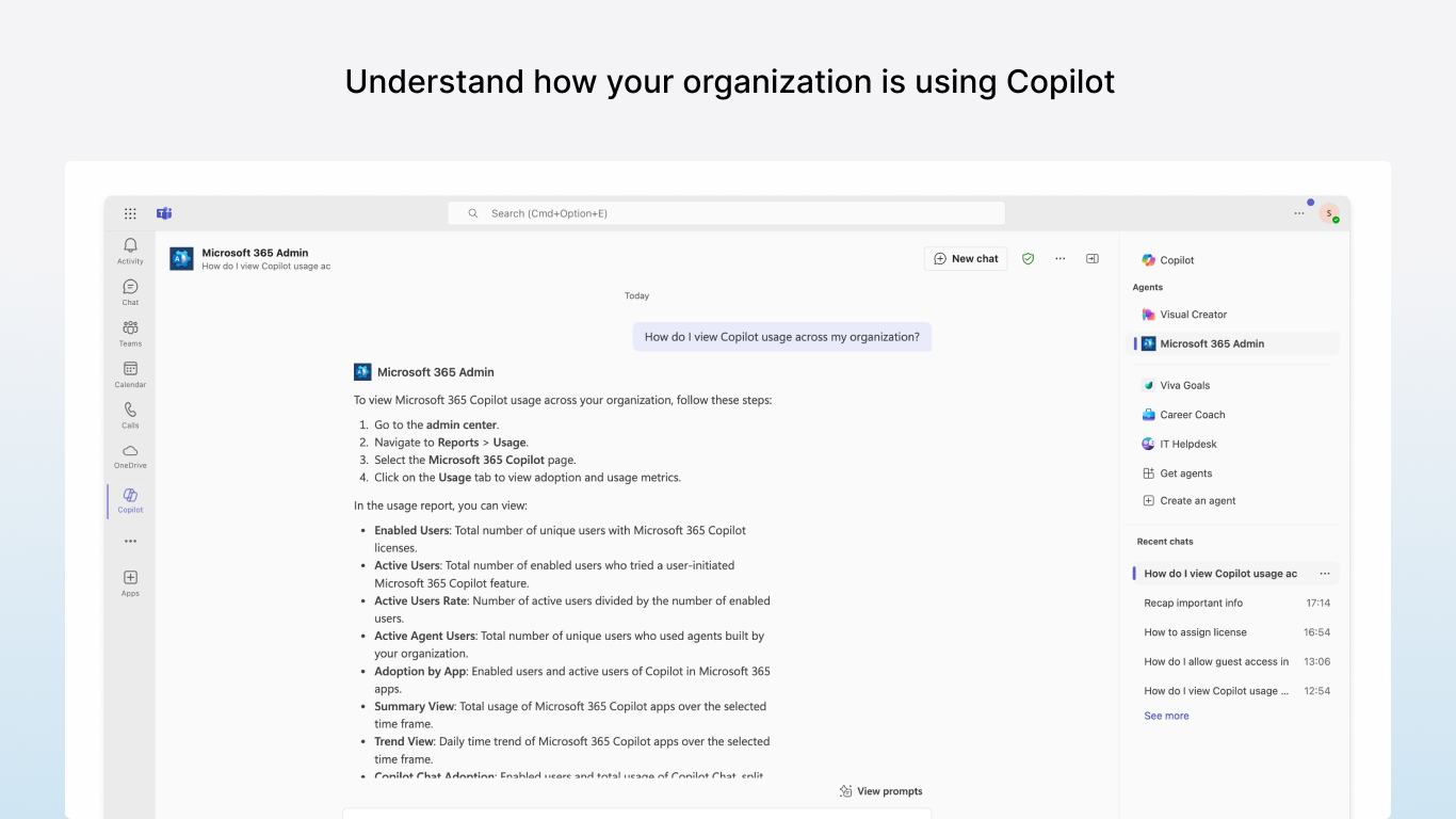 Microsoft 365 Admin preview 5