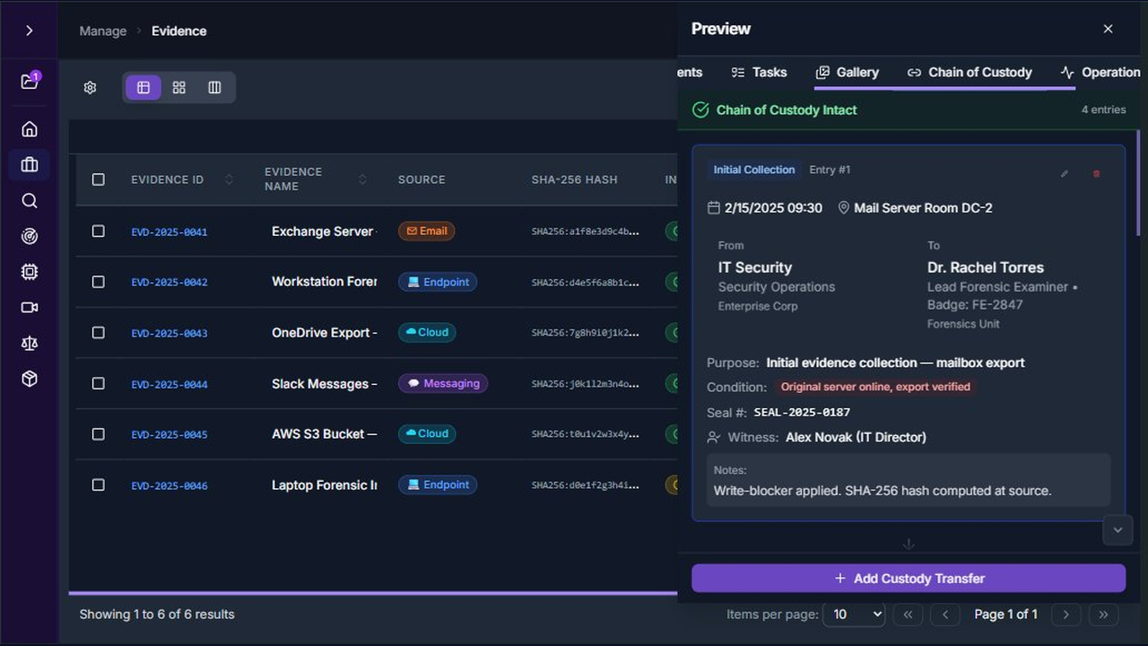 OrcheSight Enforcement Platform — SaaS Contact-me preview 2