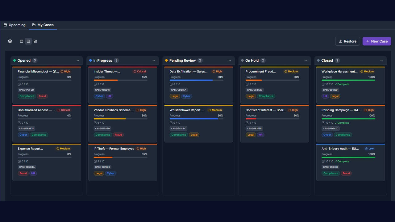 OrcheSight Enforcement Platform — SaaS Contact-me preview 1