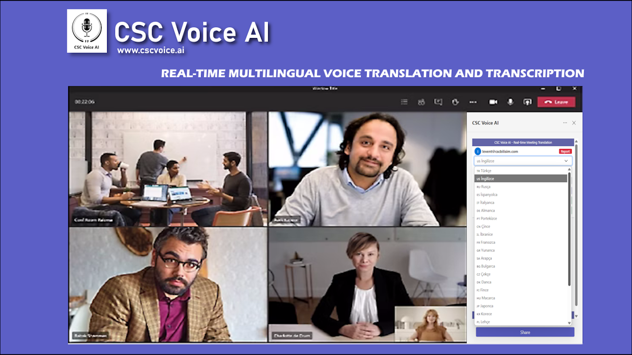 CSC Voice AI Teams Productivity SaaS preview 3