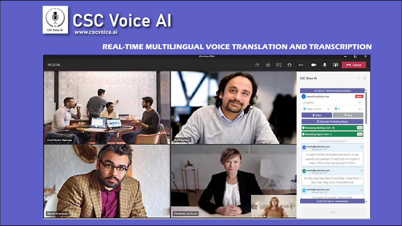 CSC Voice AI Teams Productivity SaaS preview 2
