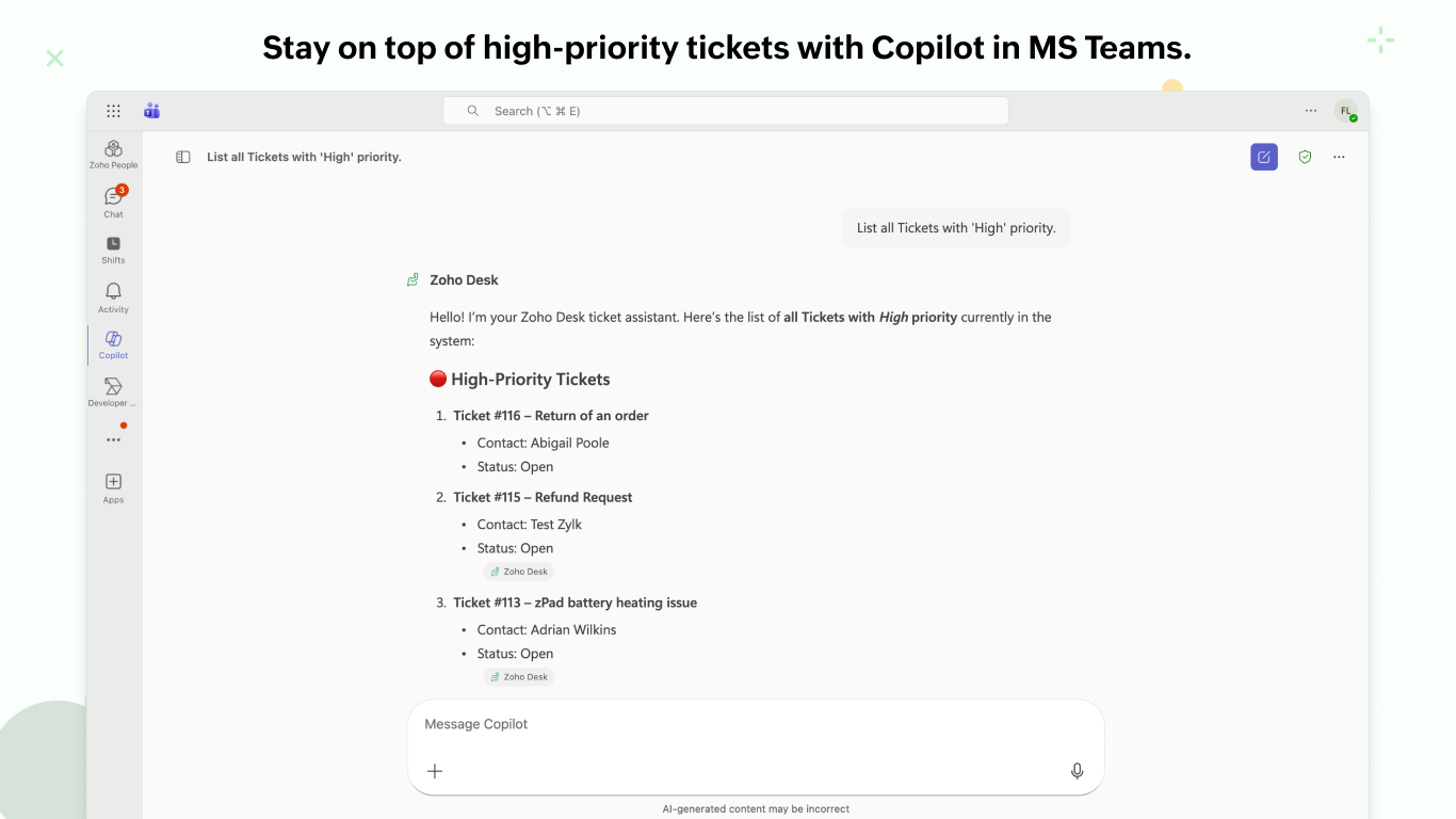 Zoho Desk preview 5