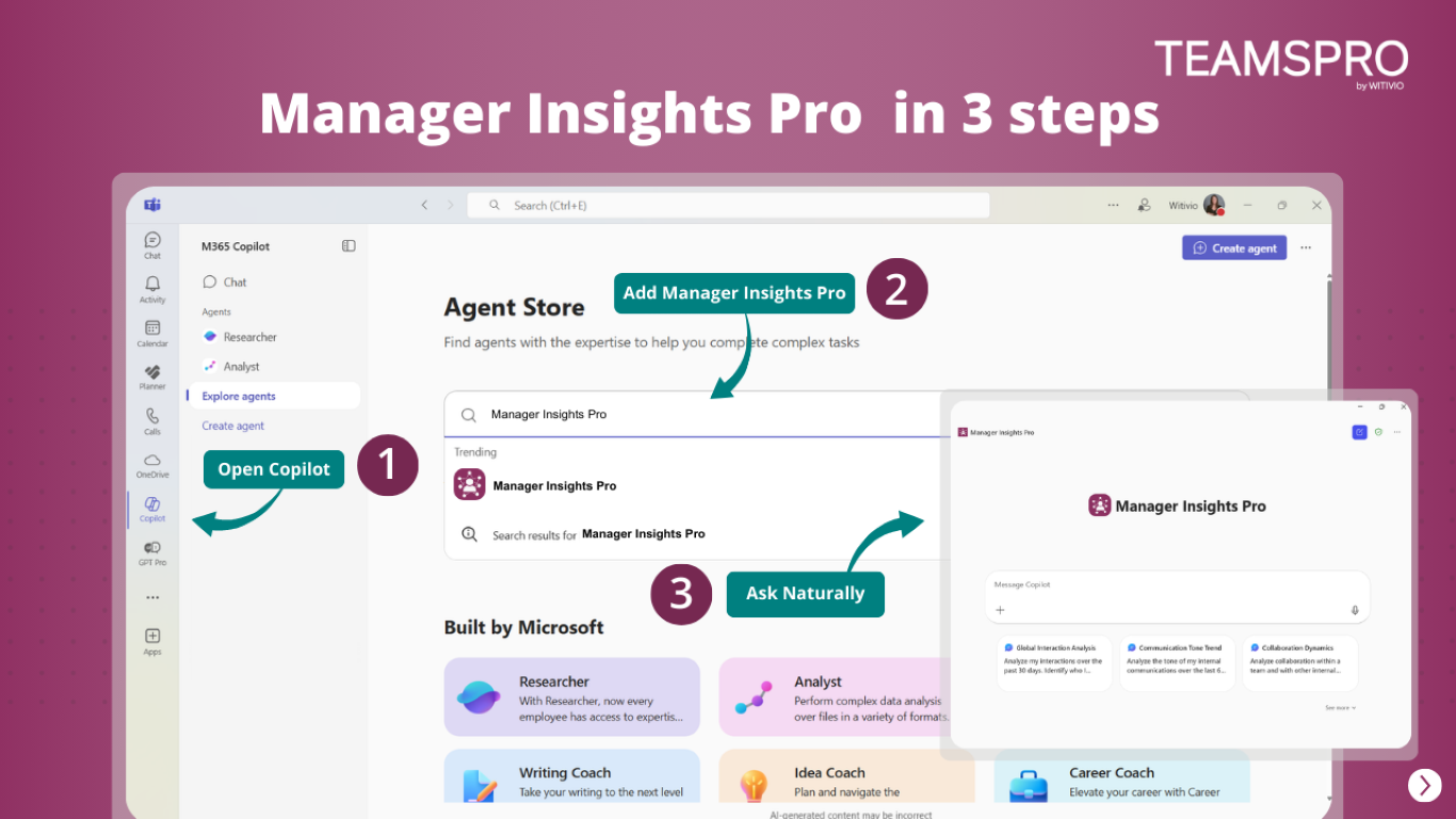 Manager Insights Pro preview 4