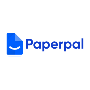 App logo for Paperpal for Word: AI Writer with Grammar Checker.