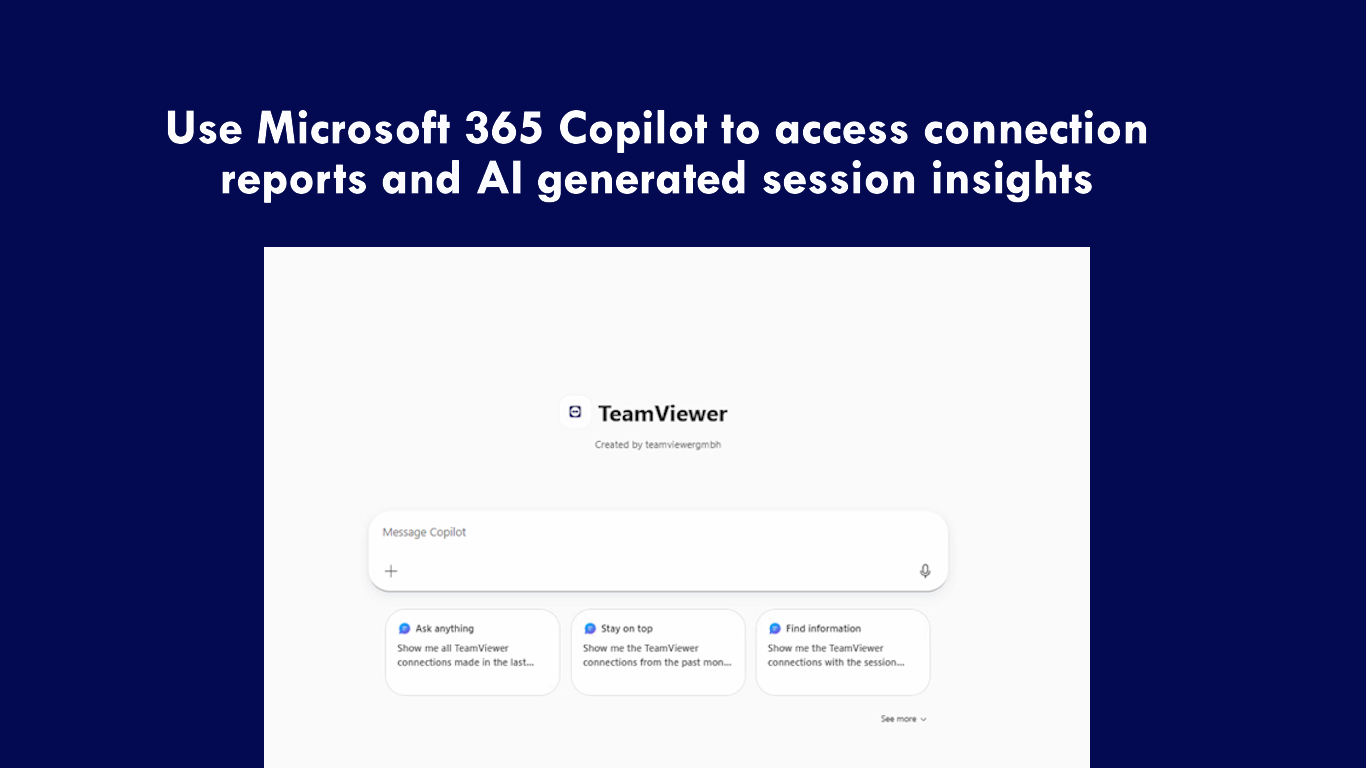 TeamViewer for Microsoft 365 and Copilot preview 5