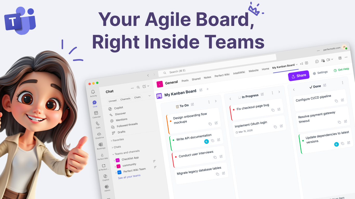 Kanban Project Task Board preview 1