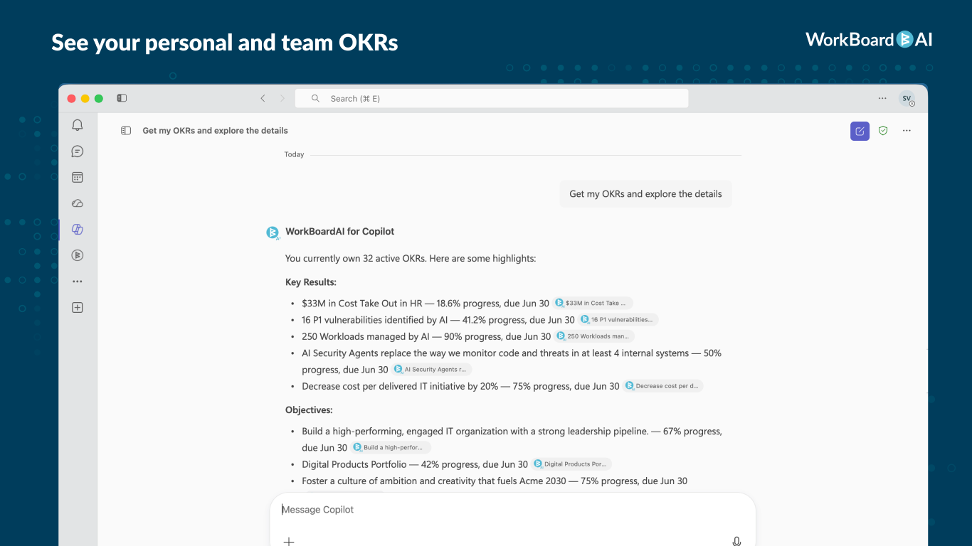 WorkBoardAI for Copilot preview 2