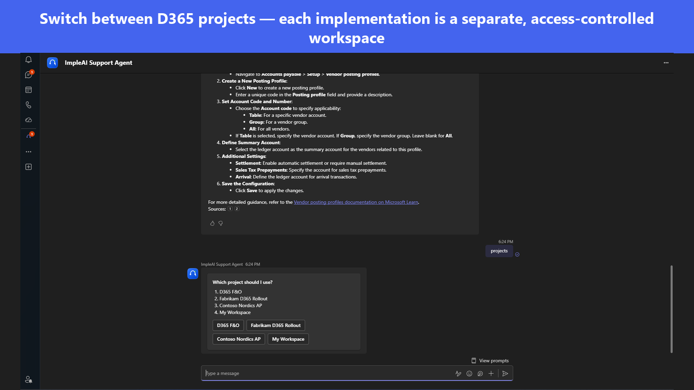 ImpleAI Support Agent screenshot 5