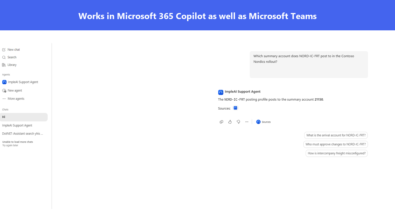 ImpleAI Support Agent screenshot 3