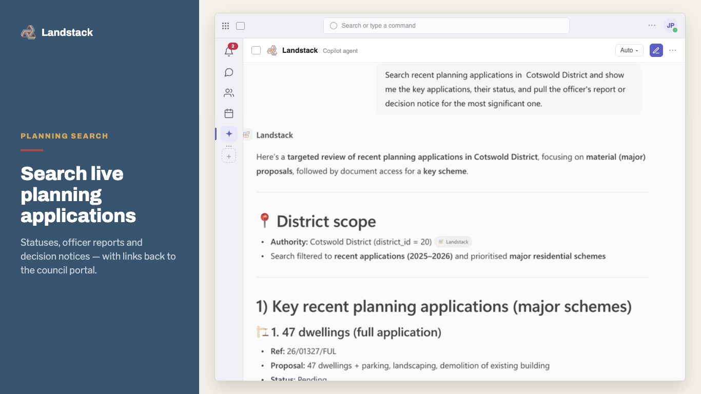 Landstack MCP preview 3