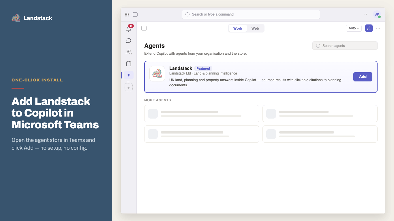 Landstack MCP preview 1