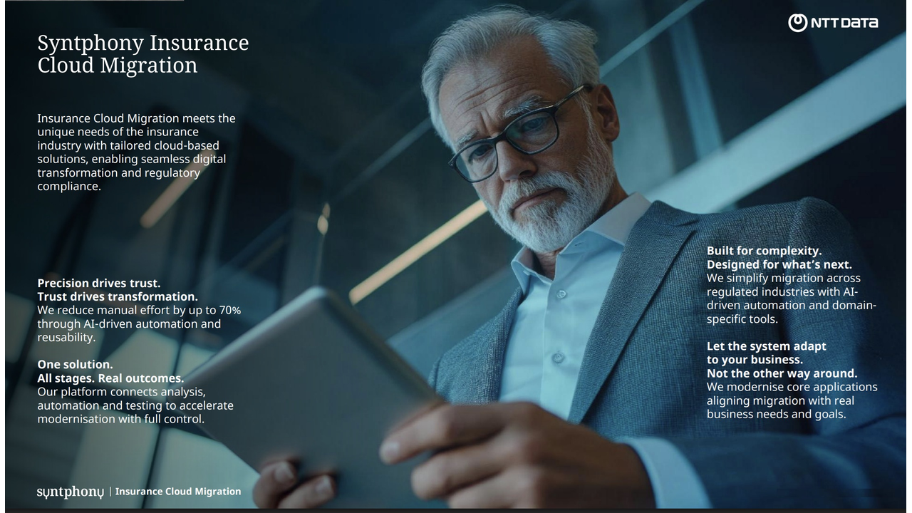NTT DATA - Syntphony Insurance Cloud Migration preview 1