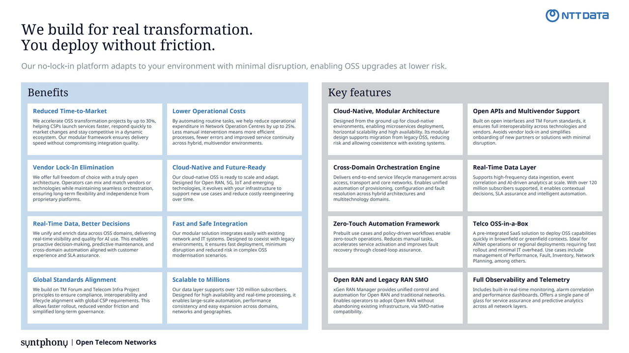 NTT DATA - Syntphony Open Telecom Networks preview 4