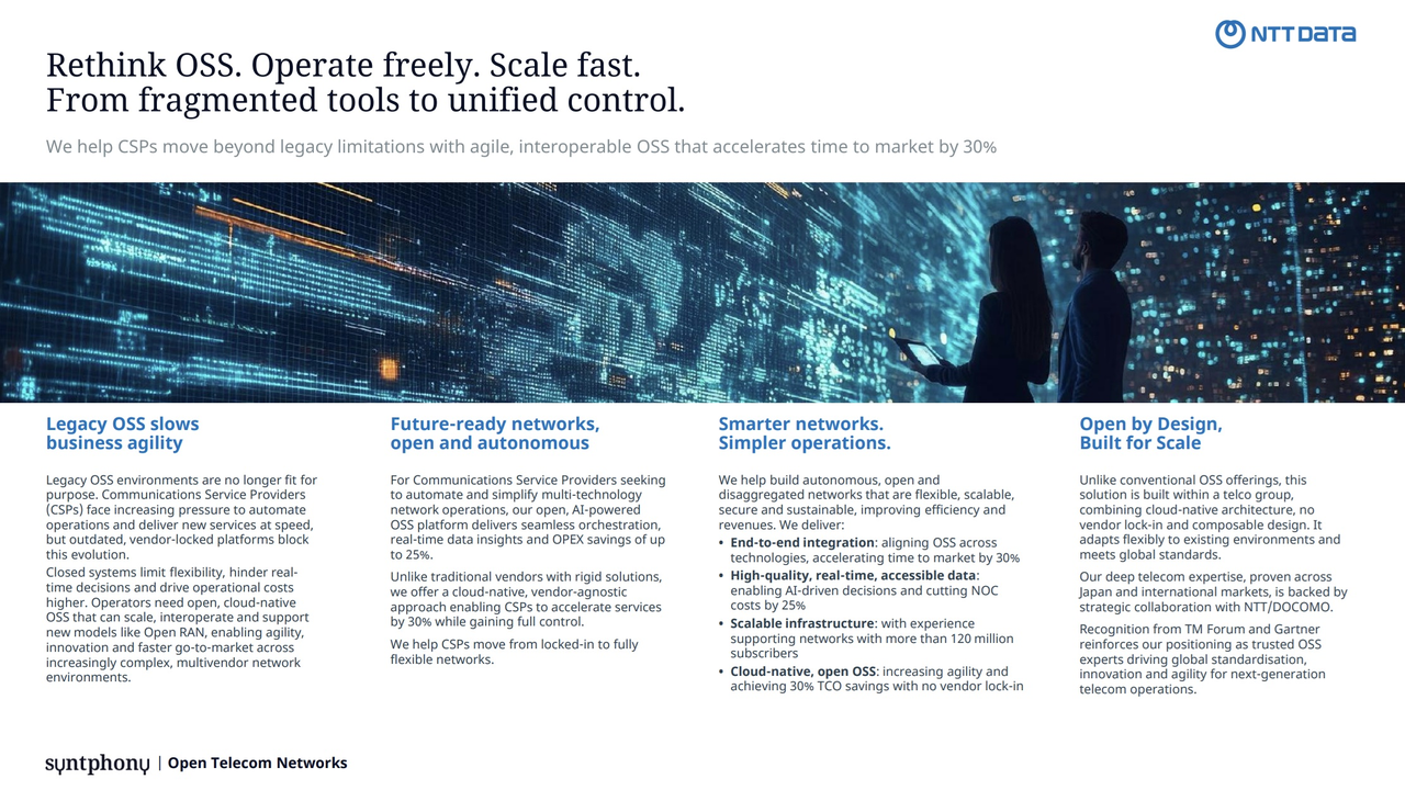 NTT DATA - Syntphony Open Telecom Networks preview 3