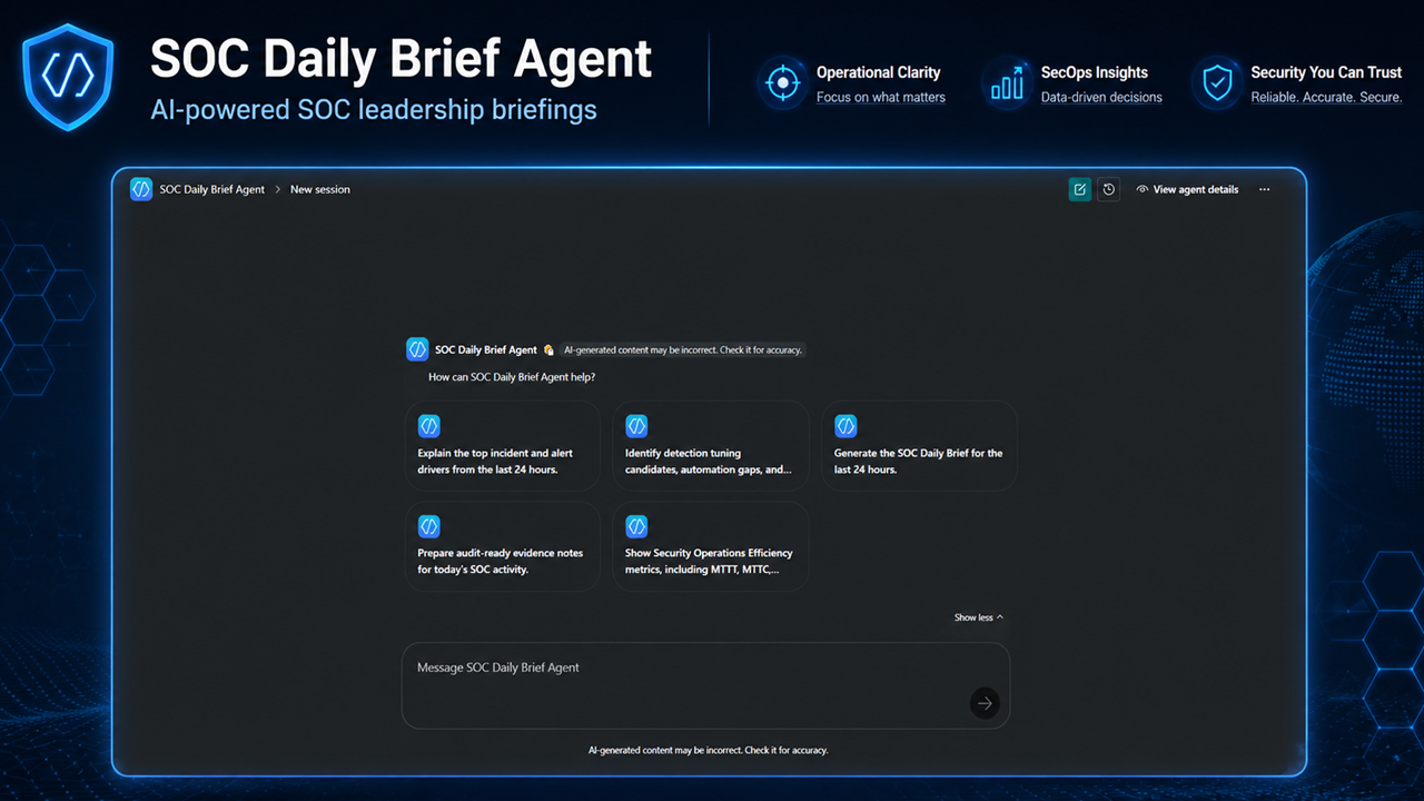 SOC Daily Brief Agent preview 4