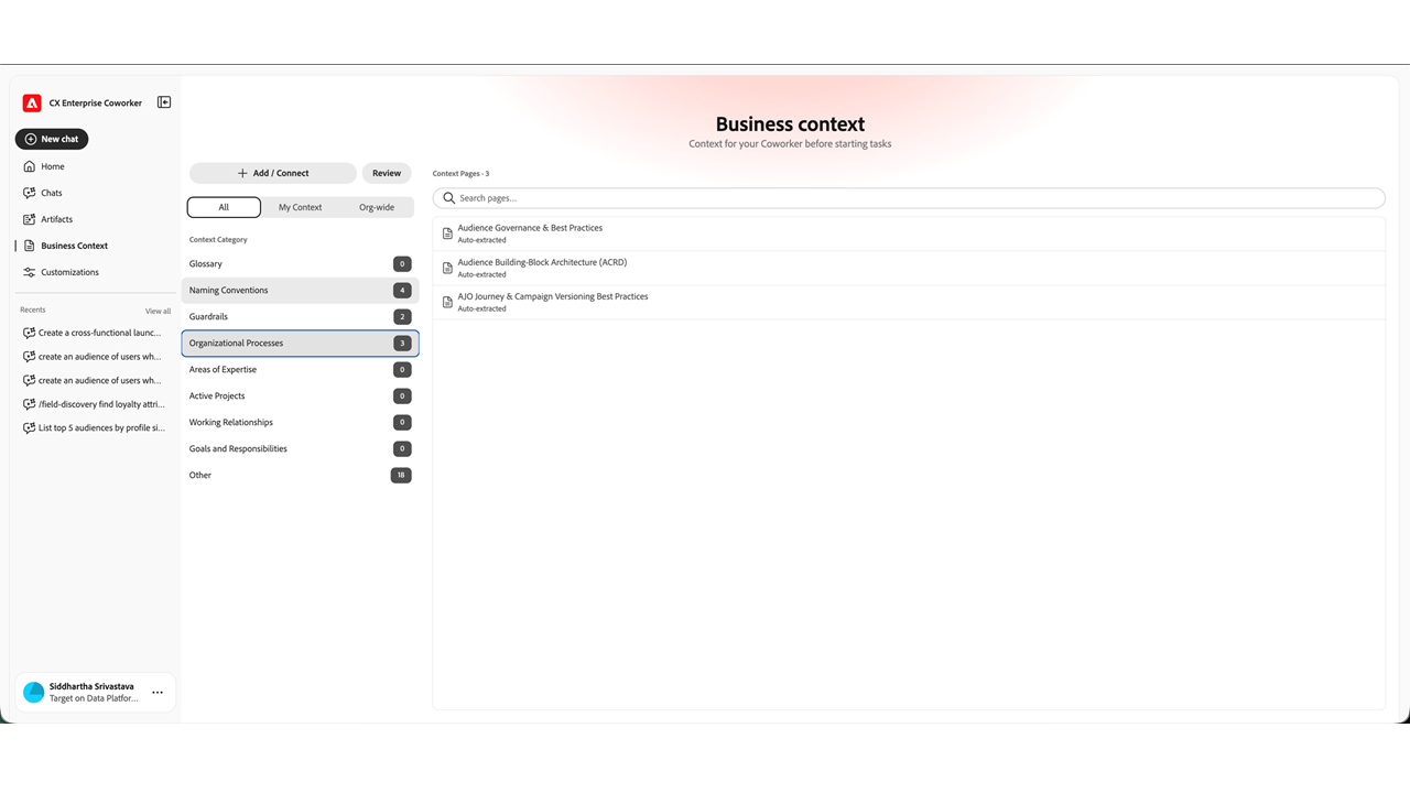 Adobe CX Enterprise Coworker - International preview 3