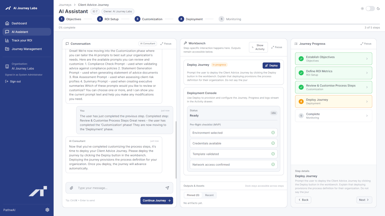 PathwAI: AI Workflow Orchestration Platform preview 2