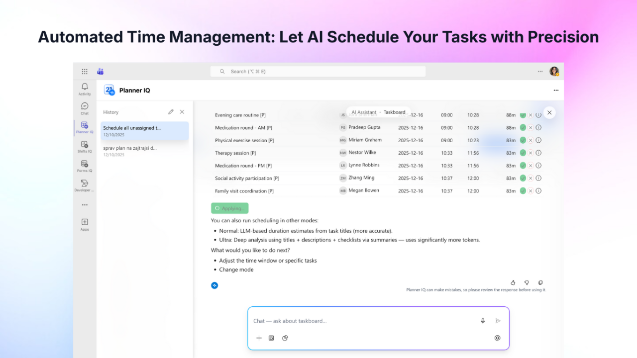 Planner IQ preview 2