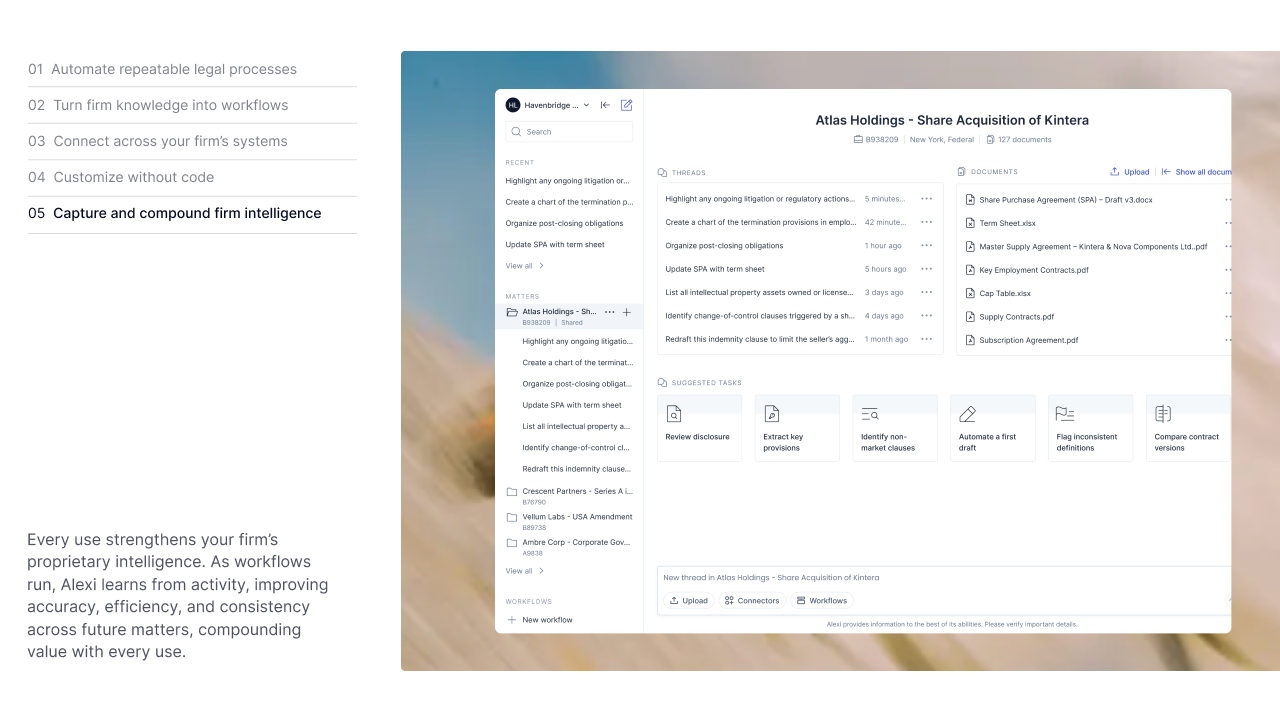 Alexi – AI Designed for Real Legal Work preview 5