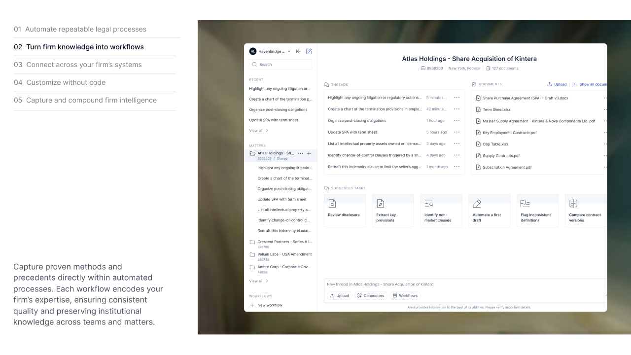Alexi – AI Designed for Real Legal Work preview 2