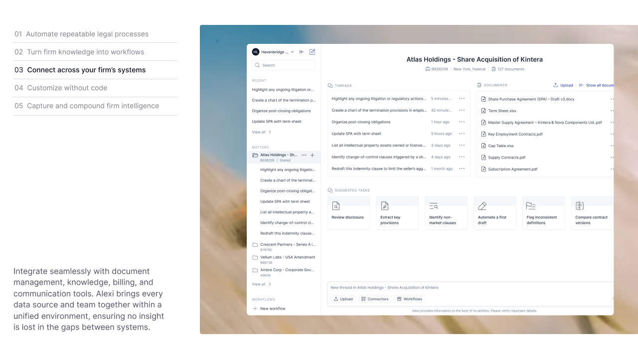 Alexi – AI Designed for Real Legal Work preview 3