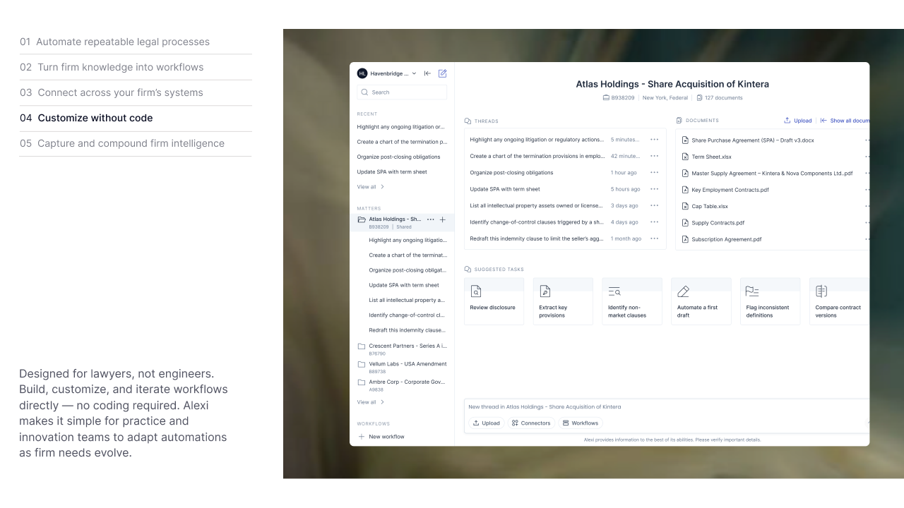 Alexi – AI Designed for Real Legal Work preview 4