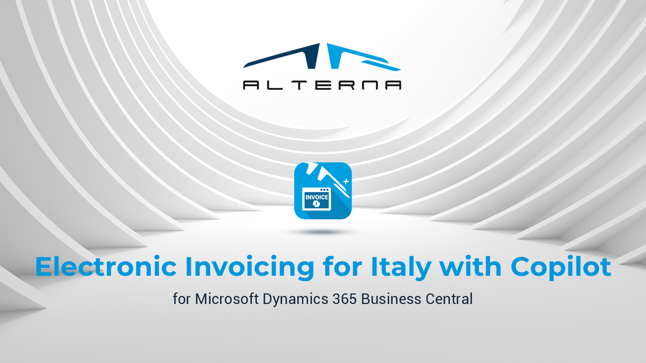 Electronic Invoicing for Italy with Copilot preview 4