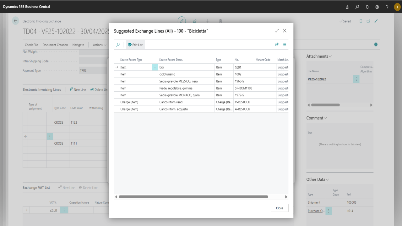 Electronic Invoicing for Italy with Copilot preview 3