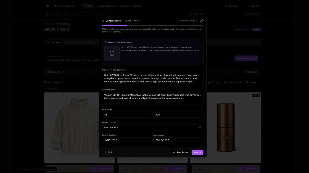 MercuriDash: AI Product Decision Intelligence for Retail & Consumer Goods preview 1