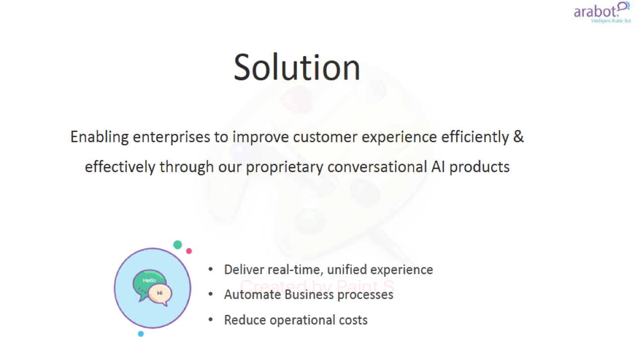 arabot chatbot for Enterprise preview 1