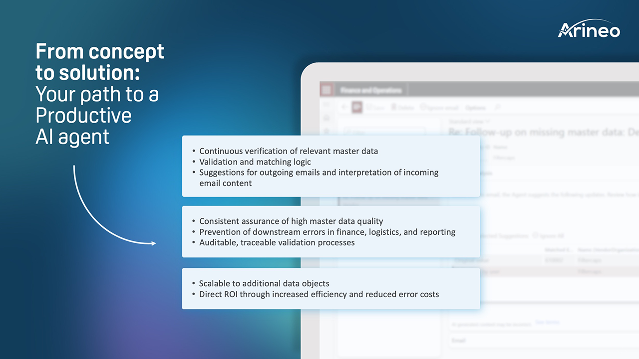 Arineo Data Consistency Agent preview 3