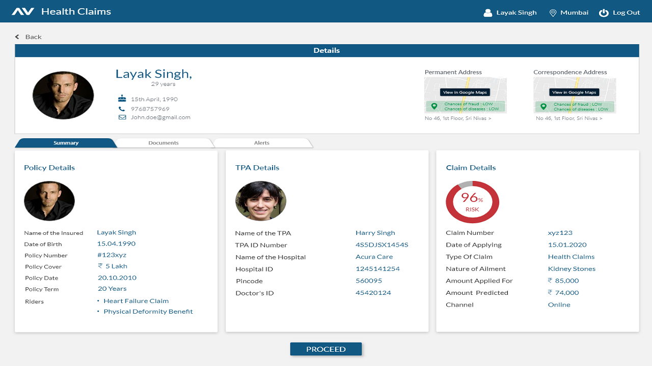 ALFRED - AI Health Claims Automation preview 2