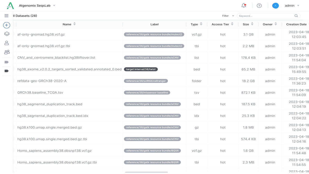Atgenomix SeqsLab preview 2