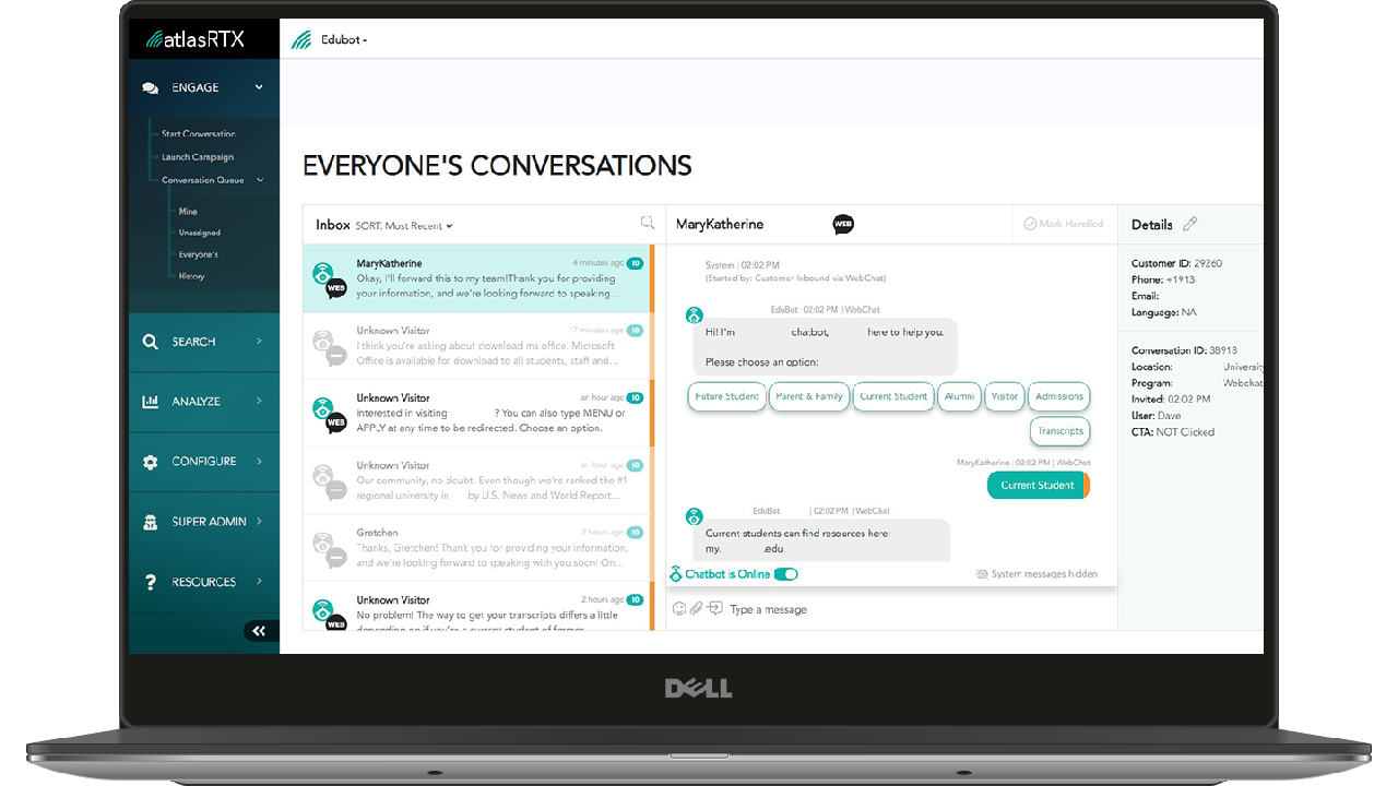 AtlasRTX Intelligent Chatbot & CX Analytics preview 3