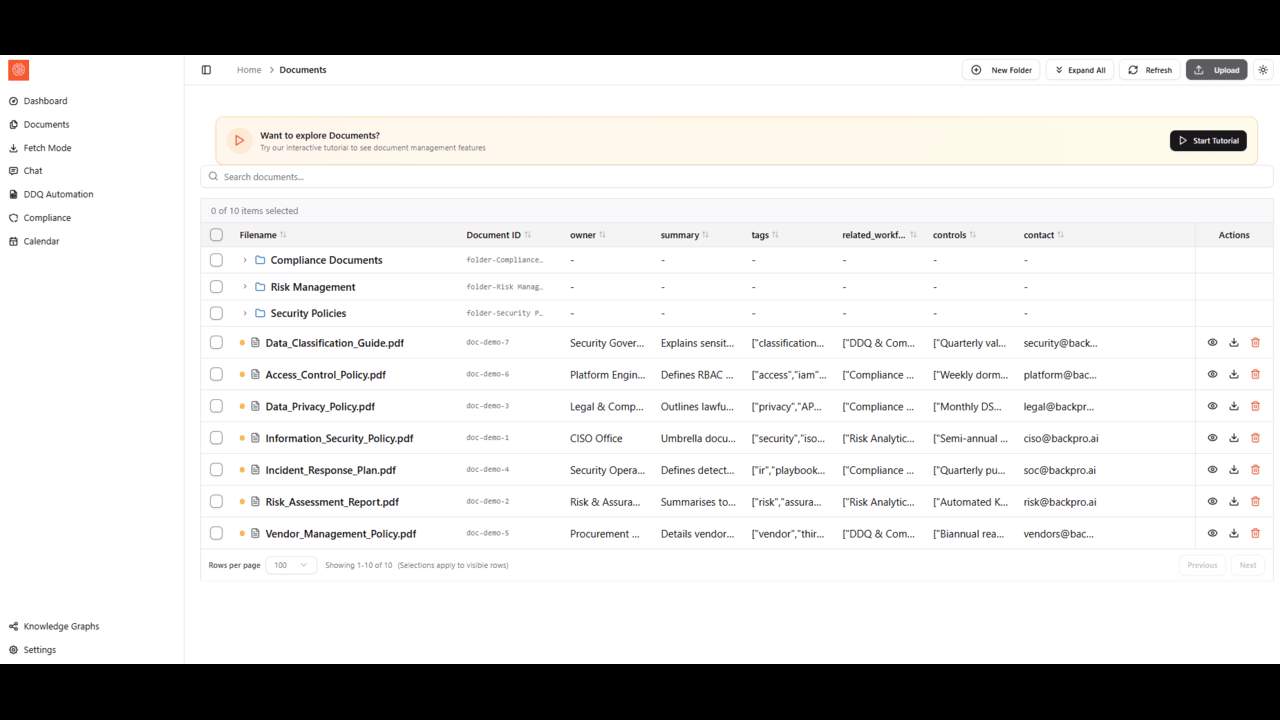 BackPro AI Platform preview 1