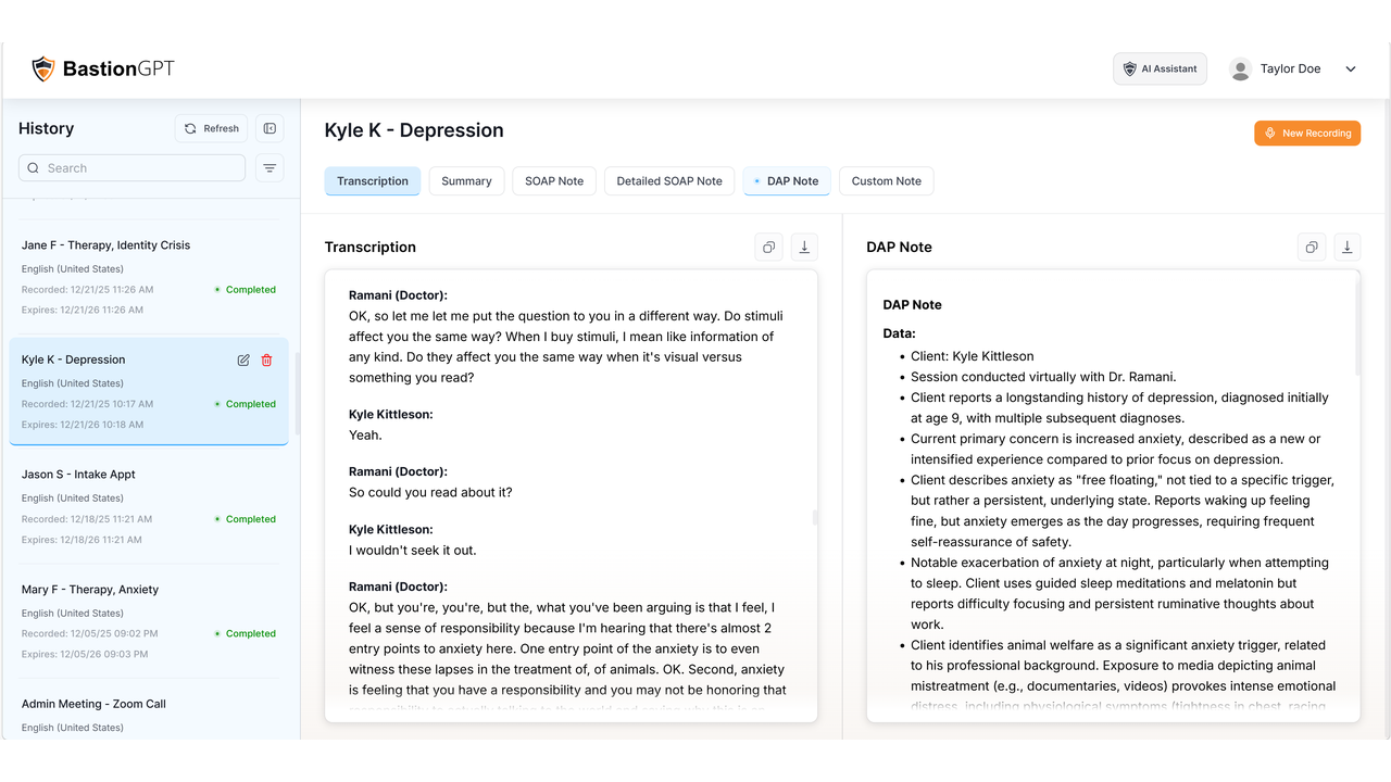 BastionGPT - HIPAA-Compliant AI for Healthcare preview 2