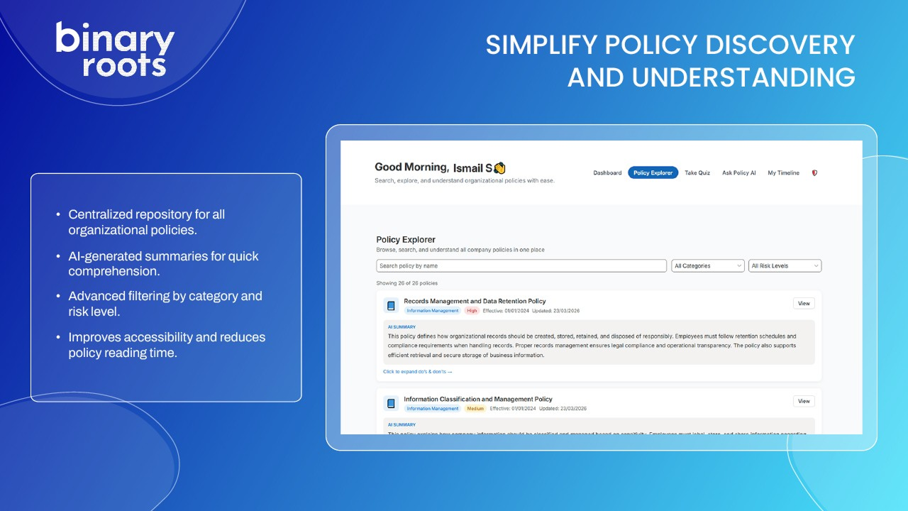 Policy Pulse Pro – AI-Powered Policy Awareness for SharePoint preview 1