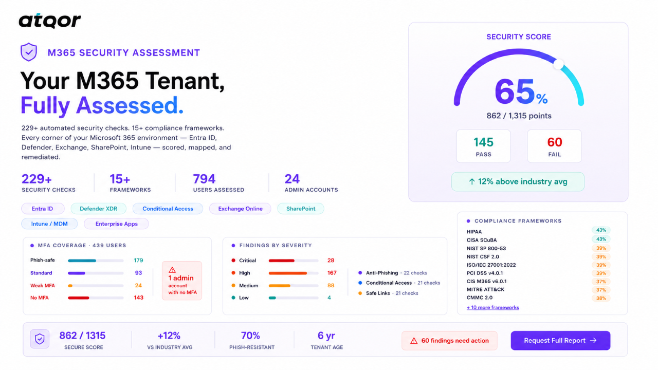 Microsoft 365 Security Assessment Agent preview 1