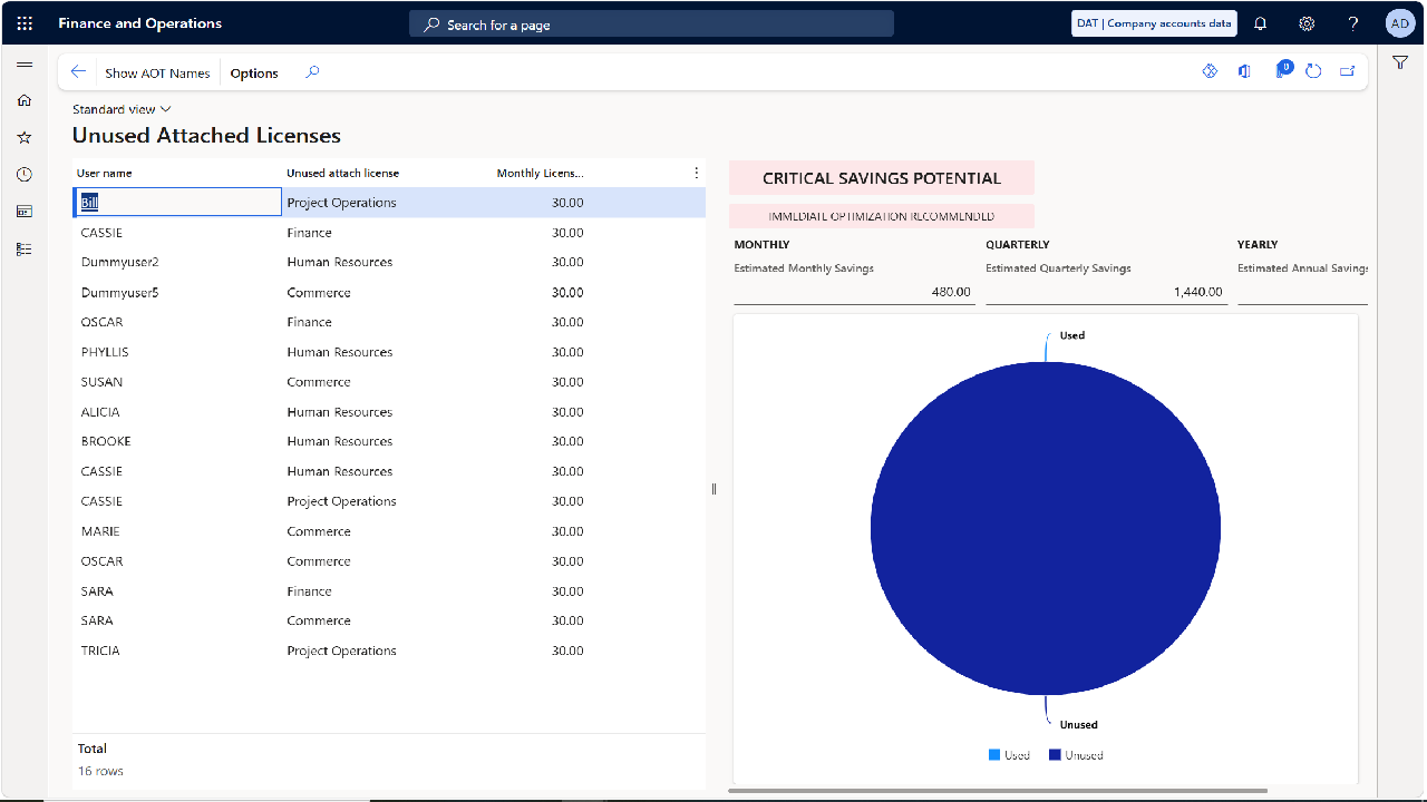 CloudERP License Trimmer preview 3