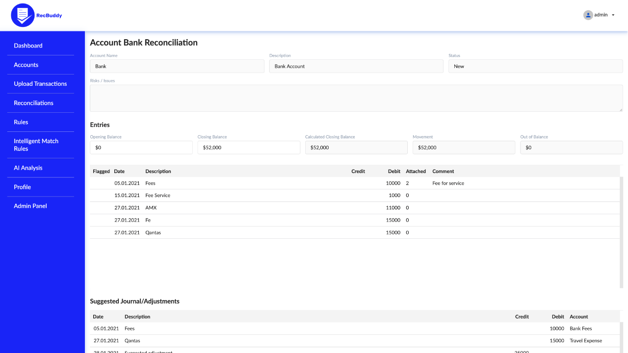 RecBuddy preview 2