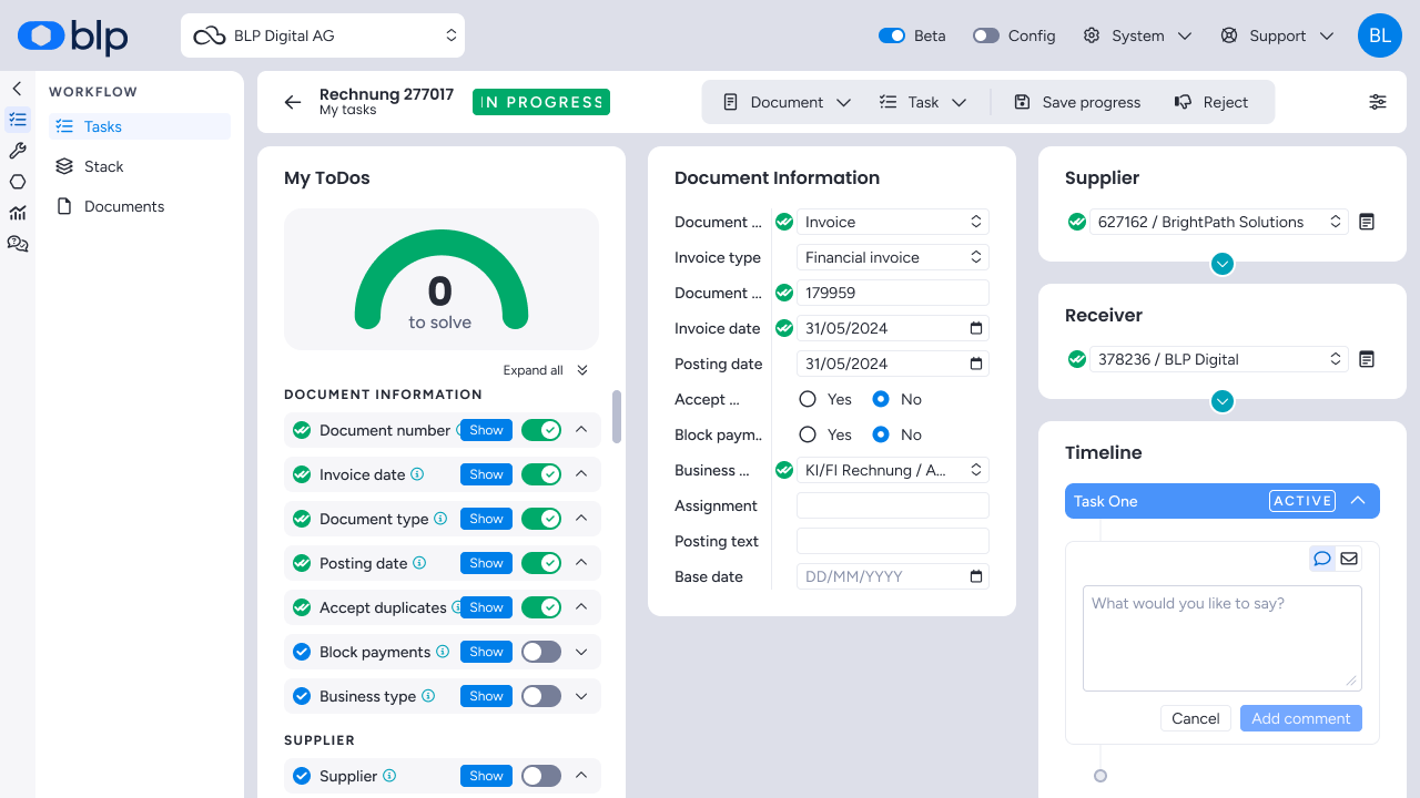 BLP Digital API Integration preview 3
