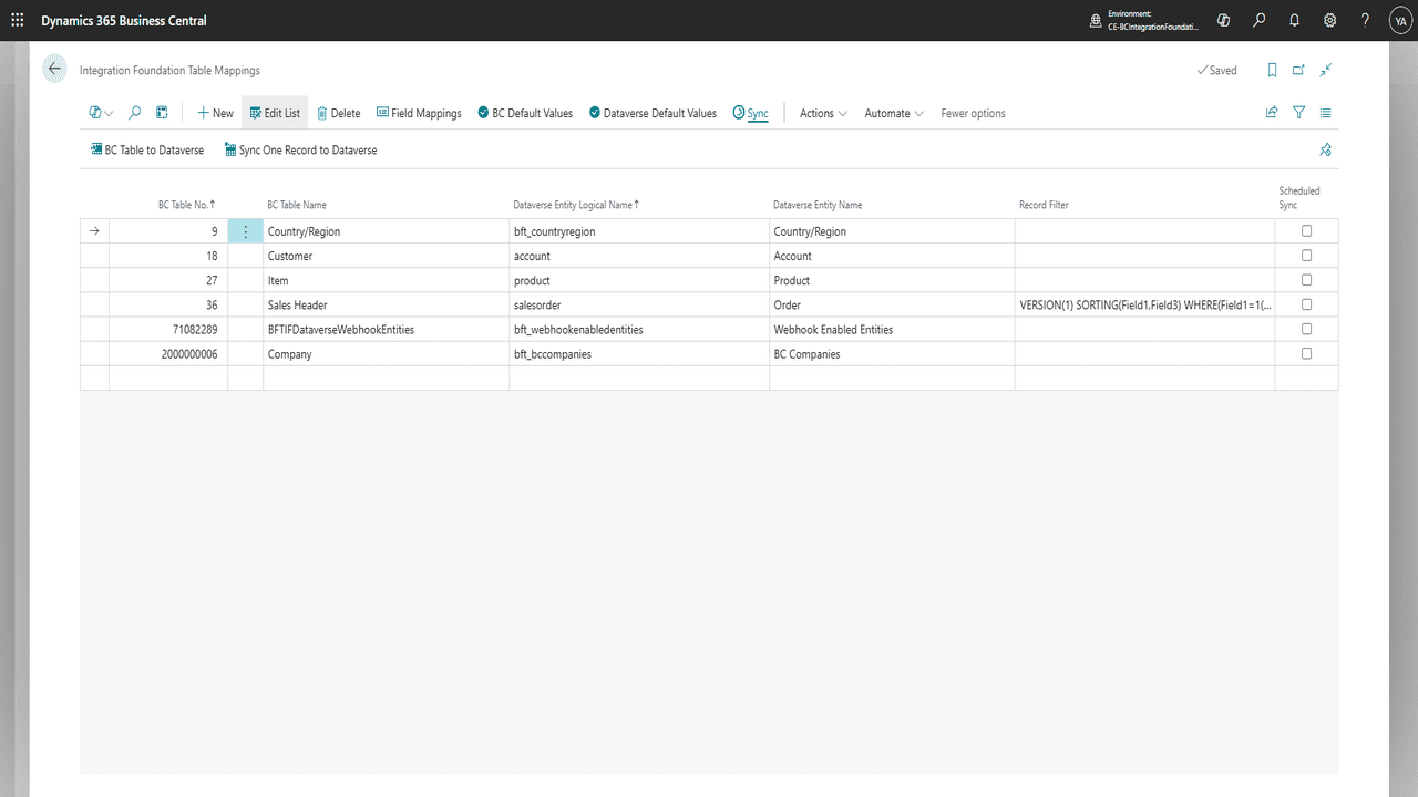 Bluefort BC Dataverse Integrator preview 2
