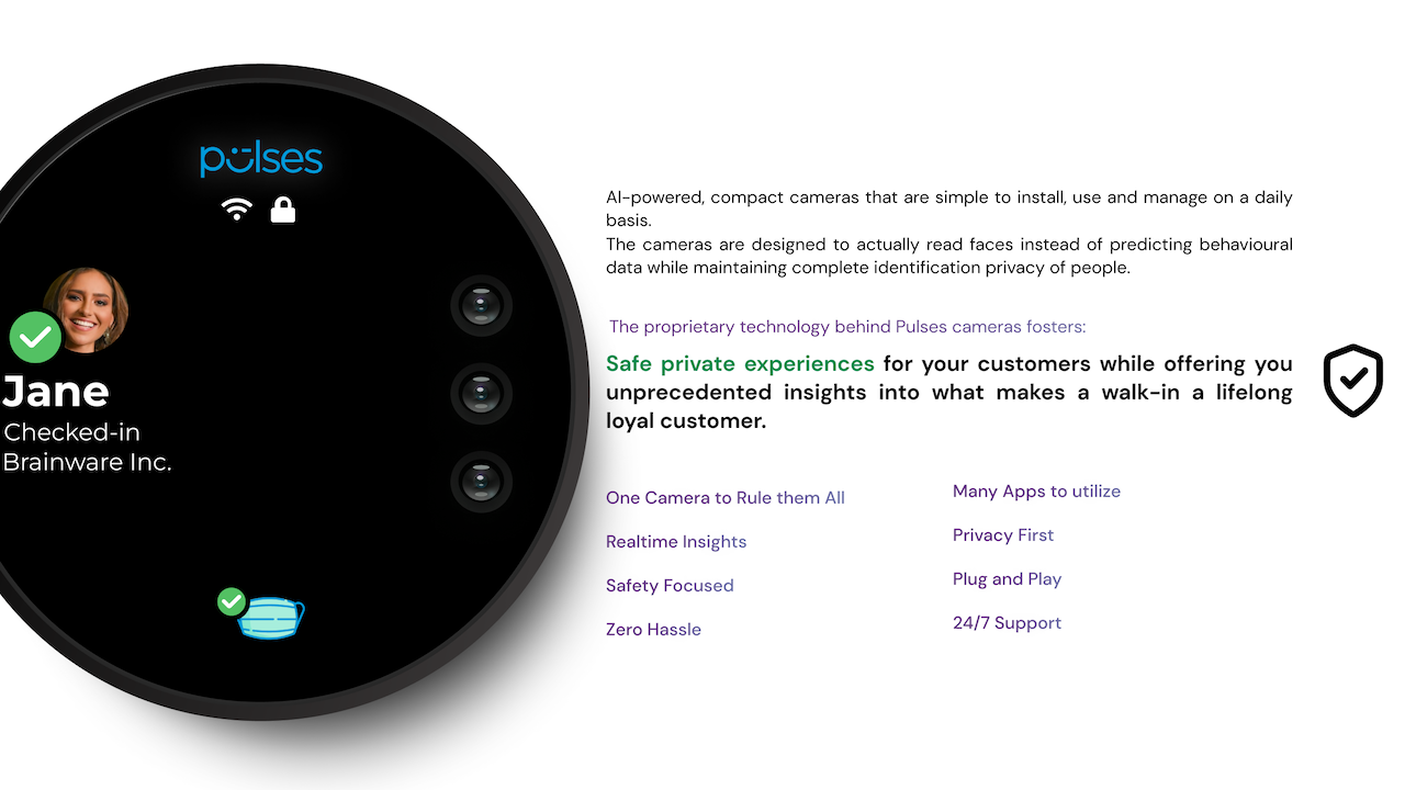 Pulses.ai Plug&Play AI Camera and Platform preview 3