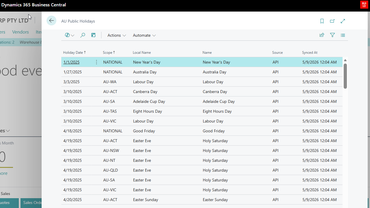 Base Calendar Sync Tool preview 2