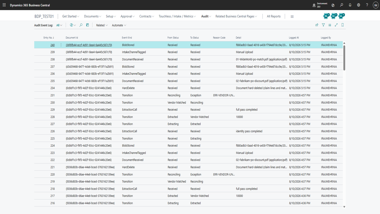 BDP DocumentQ – AI AP Automation preview 3