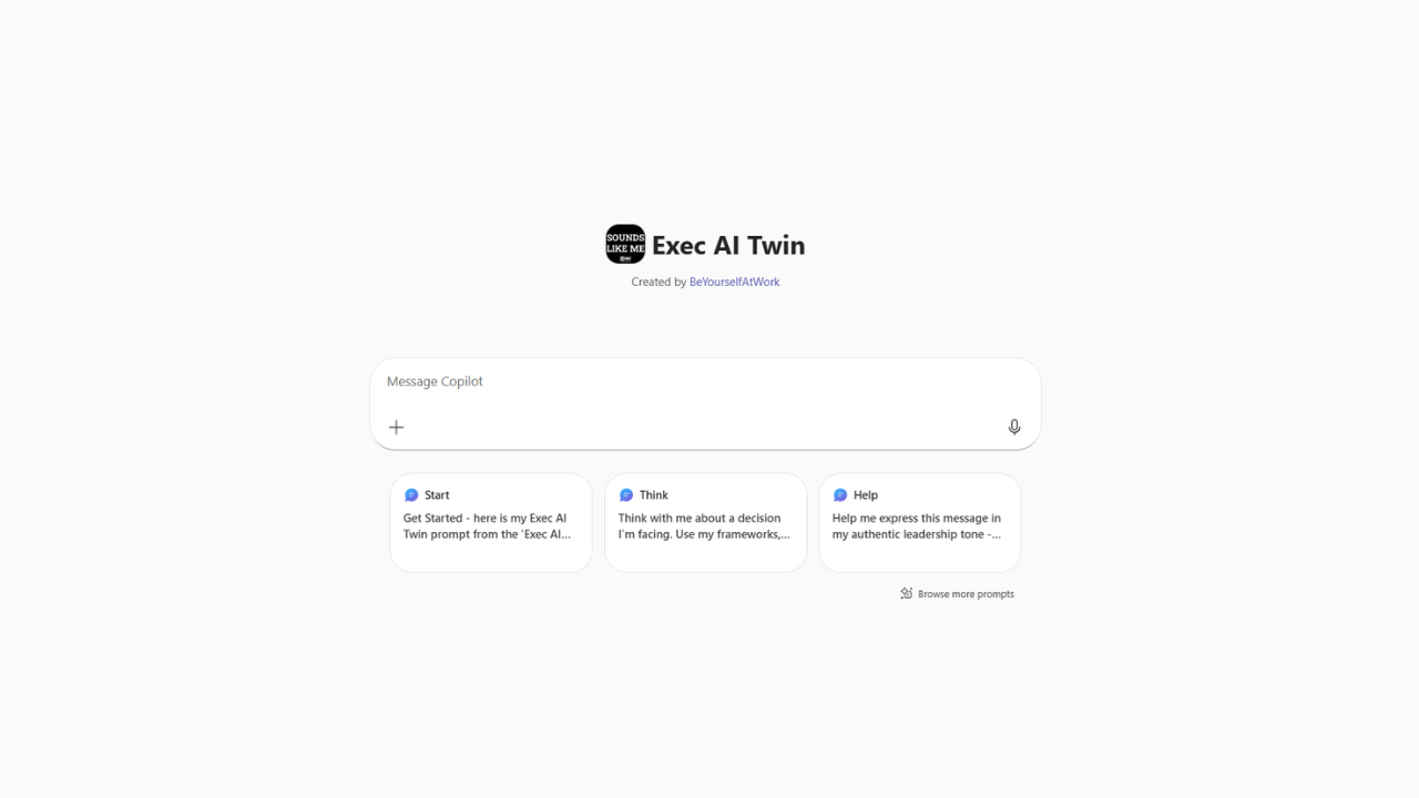 Sounds Like Me - Exec AI Twin preview 1