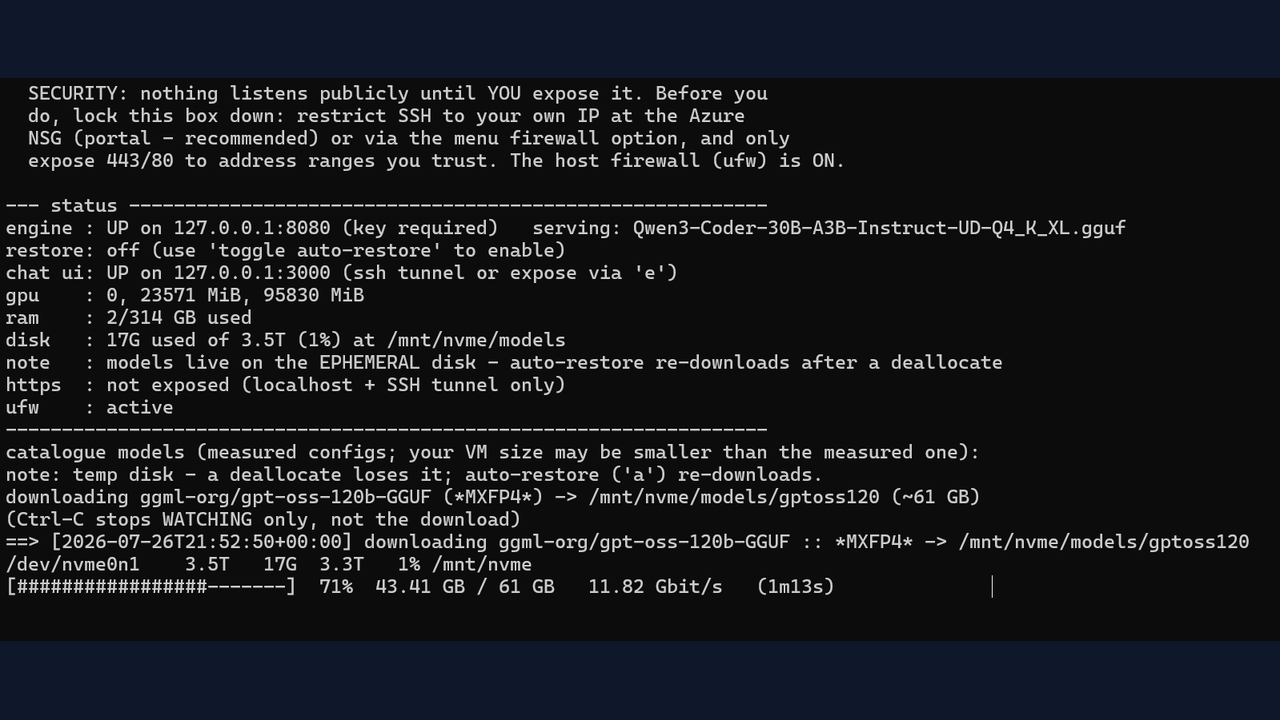 Caleta Private AI Appliance preview 3