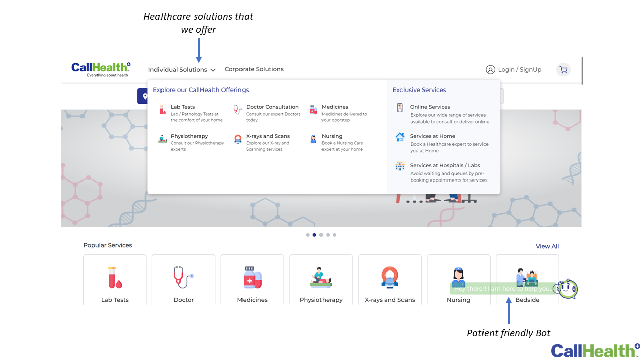 CallHealth preview 2